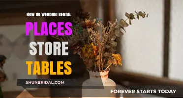 Efficient Storage Solutions: How Wedding Rental Companies Manage Tables