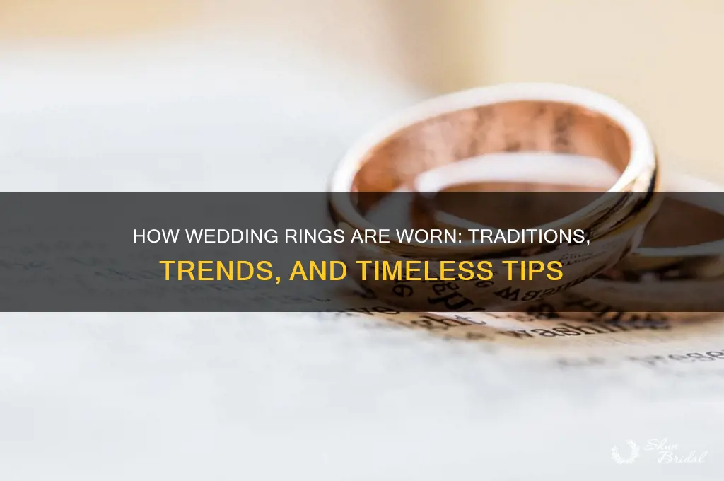 how do wedding rongs go