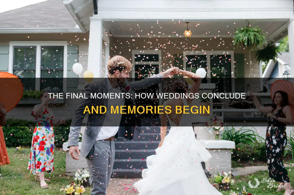 how do weddings end