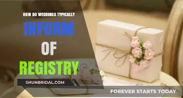 Weddings: Registry Etiquette and Communication