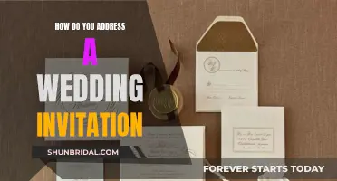 Addressing Wedding Invitations: Etiquette and Addressing Guests by Name