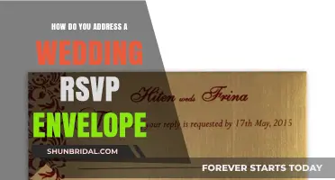 Addressing Wedding RSVP Envelopes: Etiquette and Style Guide