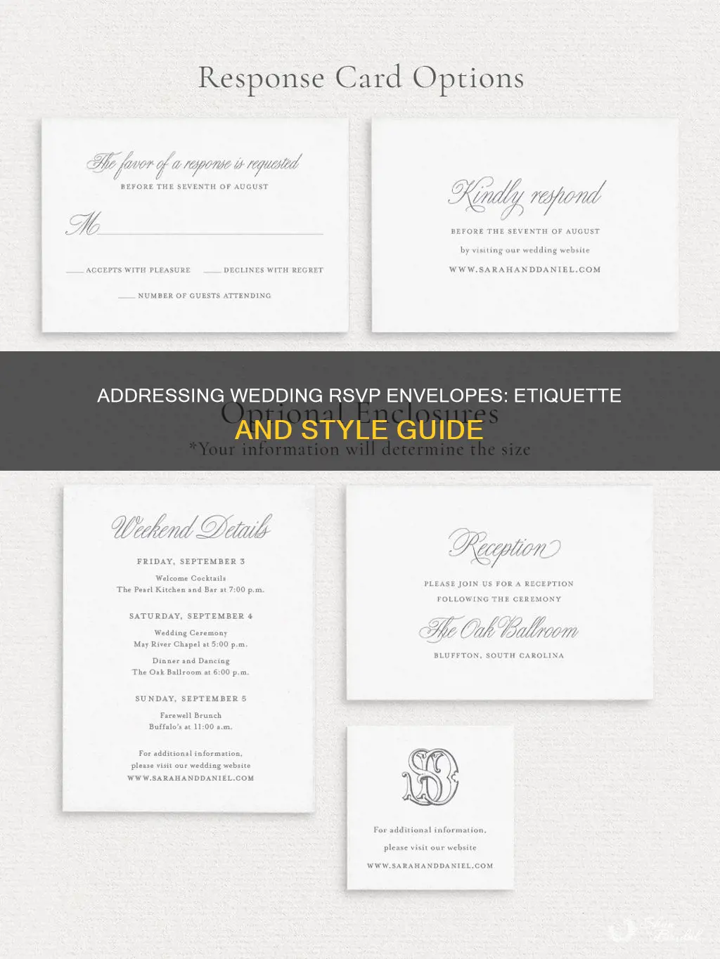 how do you address a wedding rsvp envelope