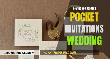 Creative Ways to Address Pocket Wedding Invitations