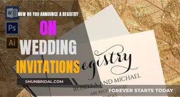 Wedding Invitation Etiquette: Announcing Your Registry Elegantly