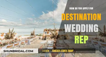 How to Apply for a Destination Wedding Rep Position