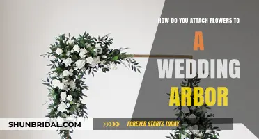 Wedding Arbor Flower Attachment Guide