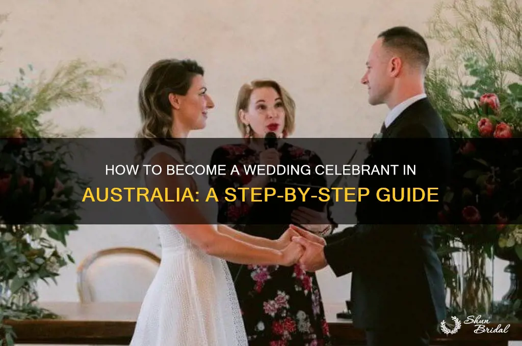how do you become a wedding celebrant in australia
