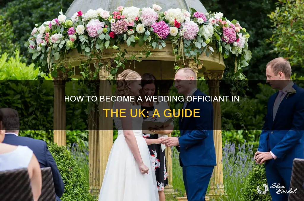 how do you become a wedding officiant uk