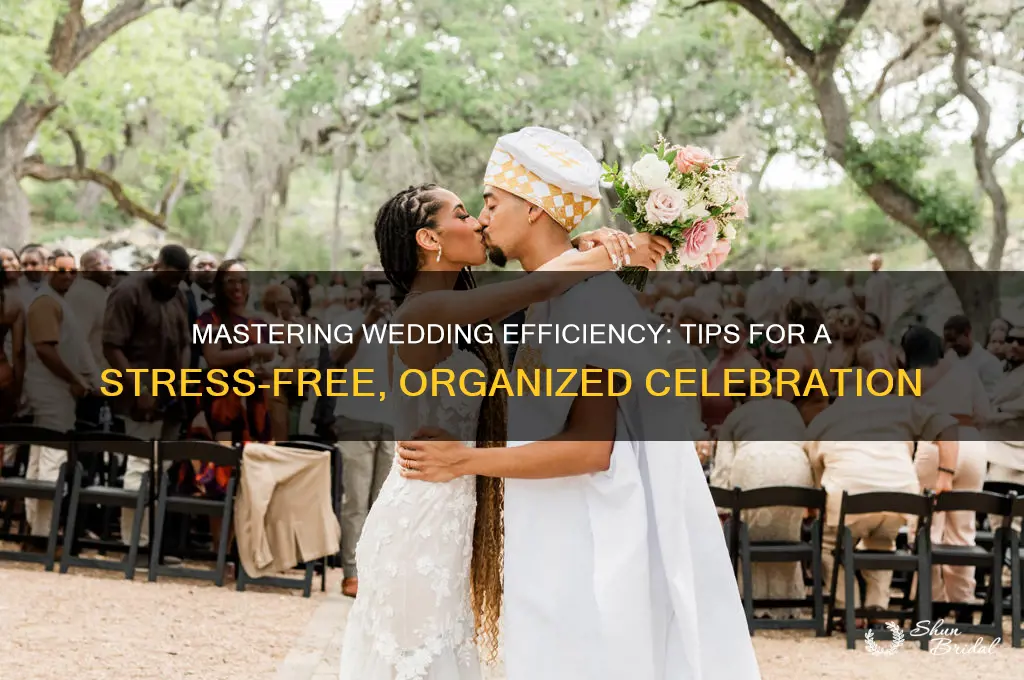 how do you become an efficient for wedding
