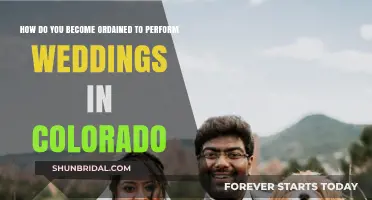 How to Get Ordained to Officiate Weddings in Colorado