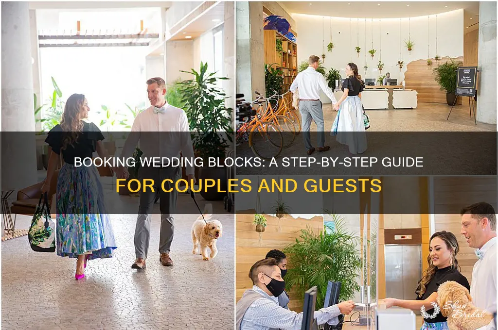 how do you book wedding bloocks