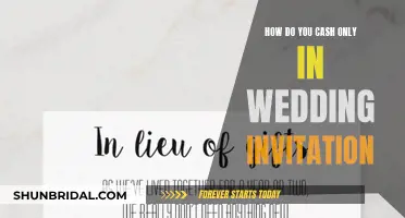 Cash Gifts Only: A Guide to Wedding Invitation Etiquette