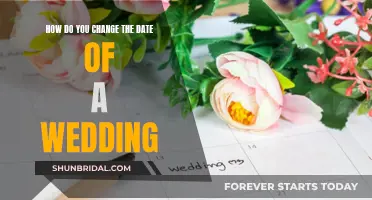 Rescheduling a Wedding: Navigating Date Changes