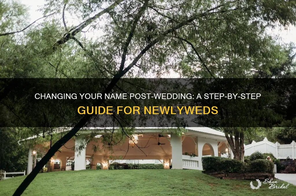 how do you change your name after wedding