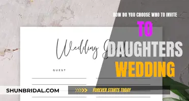 Choosing Your Daughter's Wedding Guests: A Guide for Parents