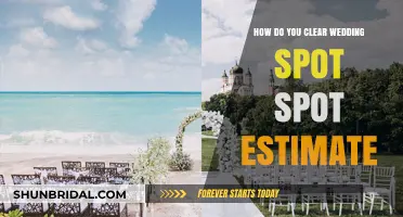 Clearing Wedding Spot Estimates: A Step-by-Step Guide for Couples