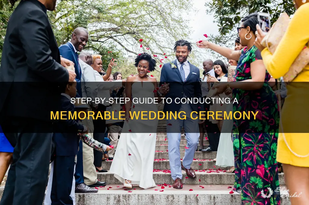 how do you conduct a wedding ceremony