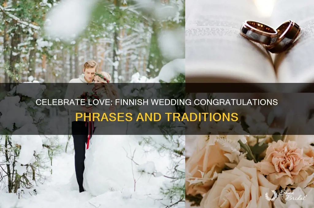 how do you congradulate someone wedding finnish