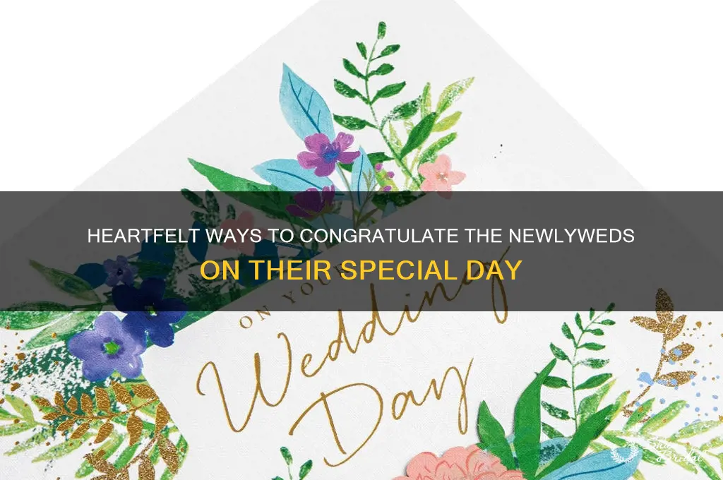 how do you congratulate someone on their wedding