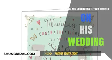 Heartfelt Ways to Celebrate and Congratulate Your Brother on His Wedding