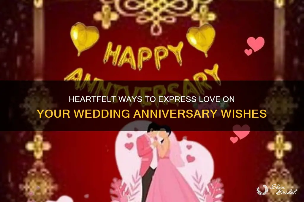 how do you convey your wedding anniversary wishes