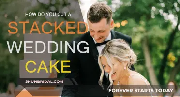 Cutting Your Stacked Wedding Cake: A Step-by-Step Guide