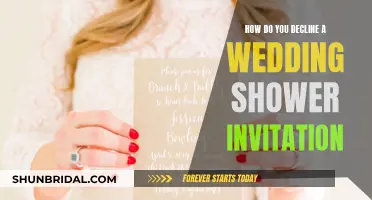 Declining Wedding Shower Invites: Gracious Ways to Say No