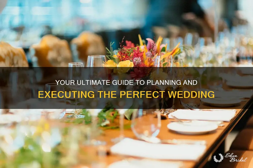 how do you do a wedding