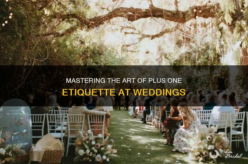 how do you do plus one wedding