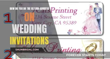 Etiquette Guide to Wedding Invitation Return Addressing