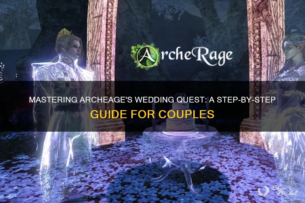how do you do the wedding quest on archeage