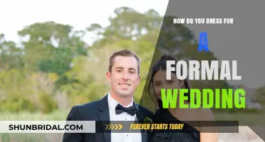 Attire Guide: Formal Wedding Wear