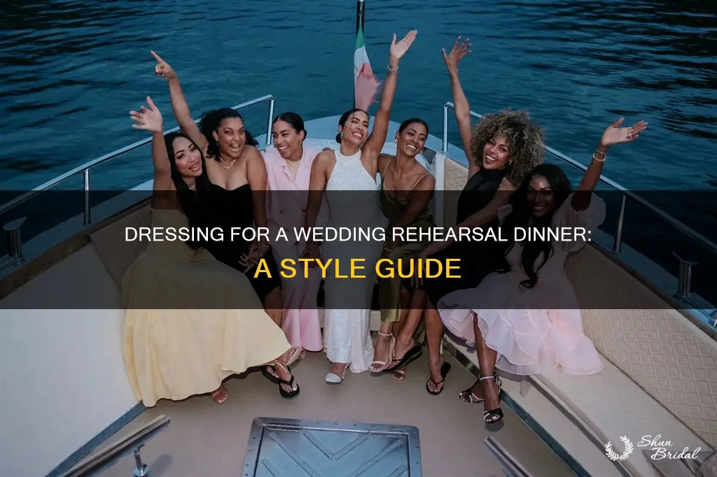 how do you dress for a wedding rehearsal dinner