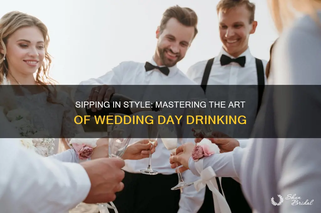 how do you drink from a wedding