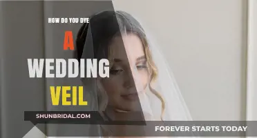 Elegant Veil Transformation: A Step-by-Step Guide to Dyeing Your Wedding Veil