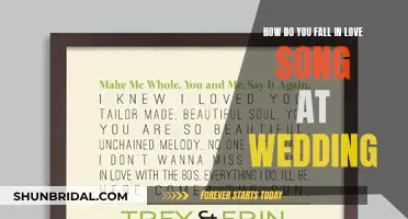 Weddings: Falling in Love with Songs