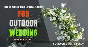 Artificial Flowers: Outdoor Wedding Bliss?