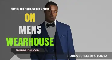 Finding Your Perfect Wedding Party Attire at Men's Wearhouse: A Guide