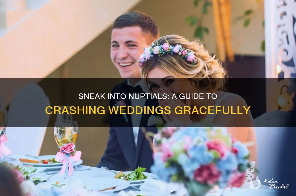 how do you find a wedding to crash