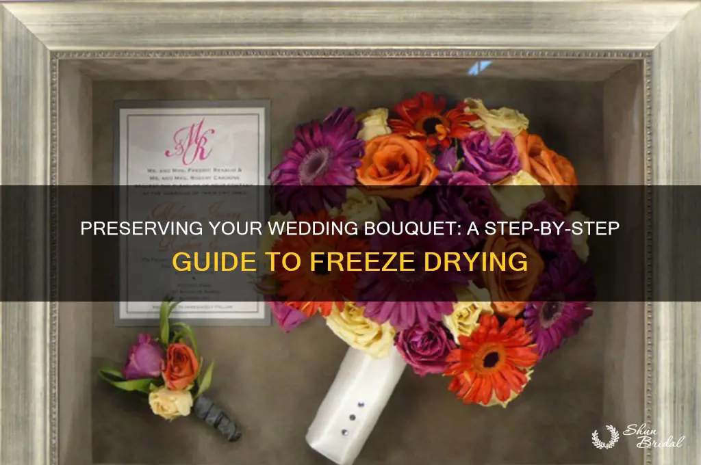 how do you freeze dry a wedding bouquet