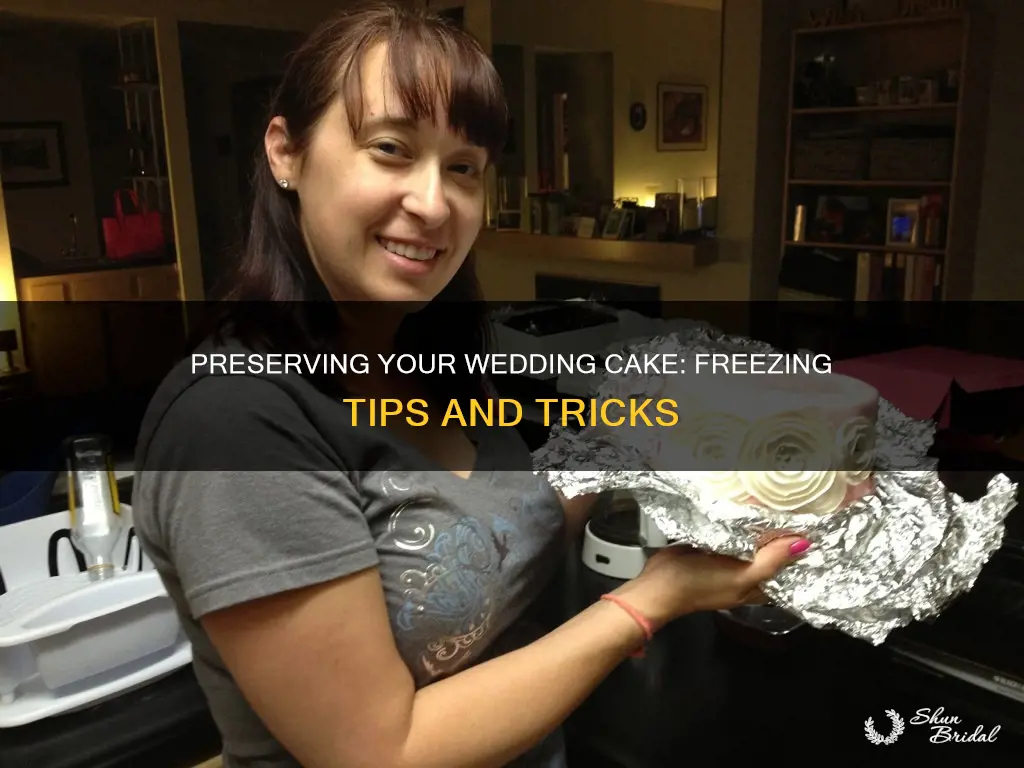 how do you freeze your wedding cake