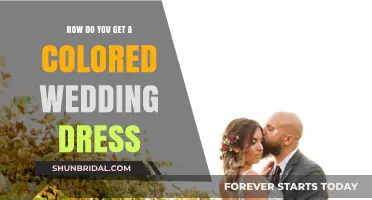 Colored Wedding Dresses: How to Stand Out