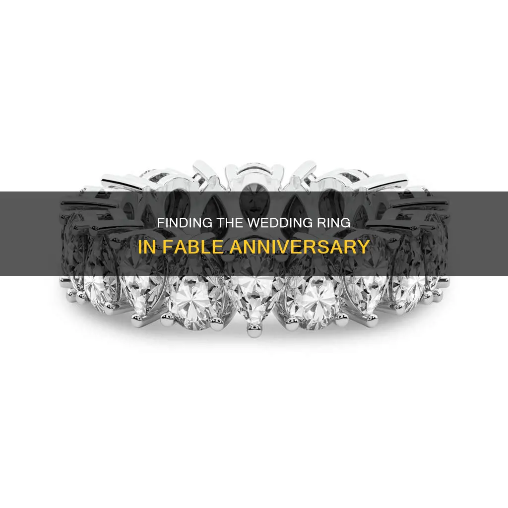 how do you get a wedding ring in fabel anniversary