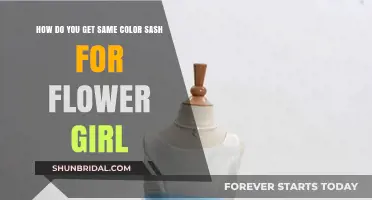 Matching Flower Girl Sash Colors: Tips for a Seamless Wedding Look