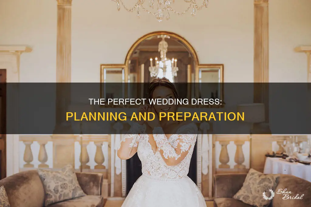 how do you get your wedding dress preparation going