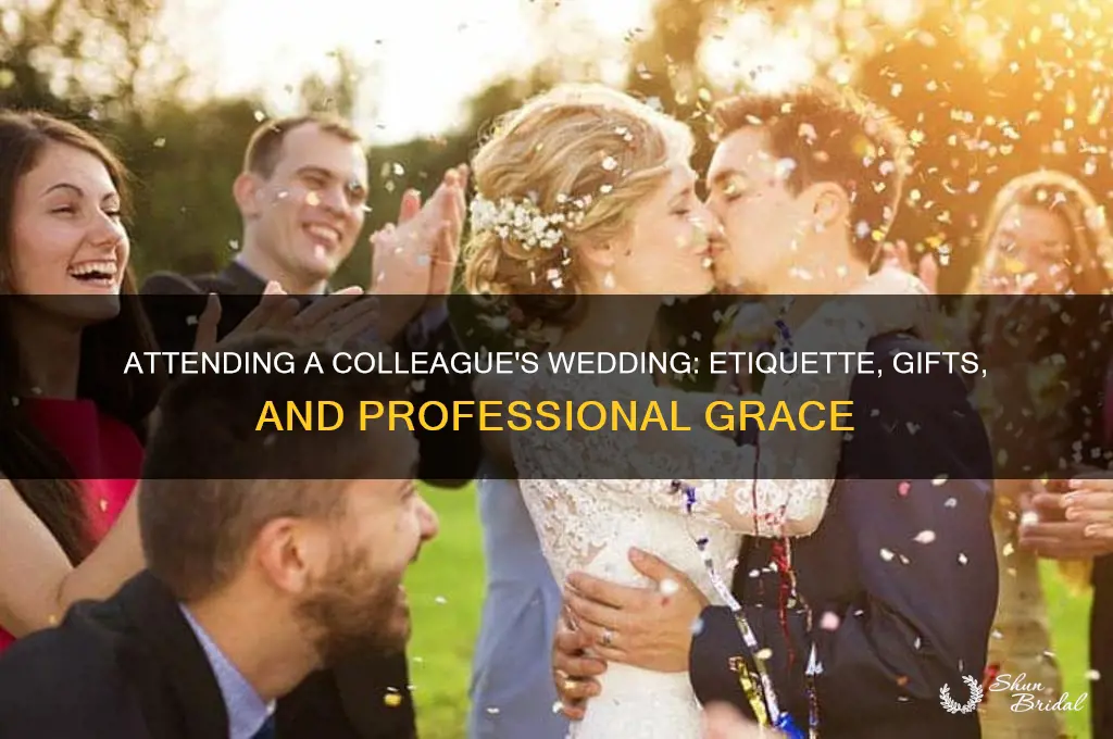how do you go for a colleague wedding