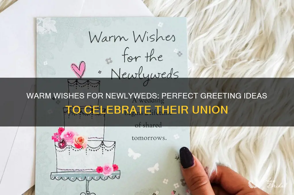 how do you greet a newly wed