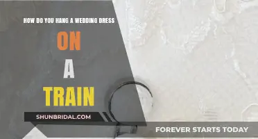 The Perfect Way to Hang Your Wedding Dress