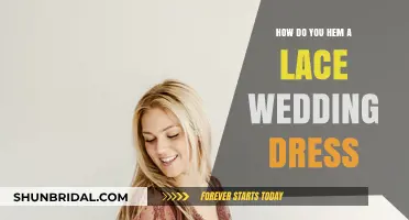 The Perfect Hem: Lace Wedding Dress Edition